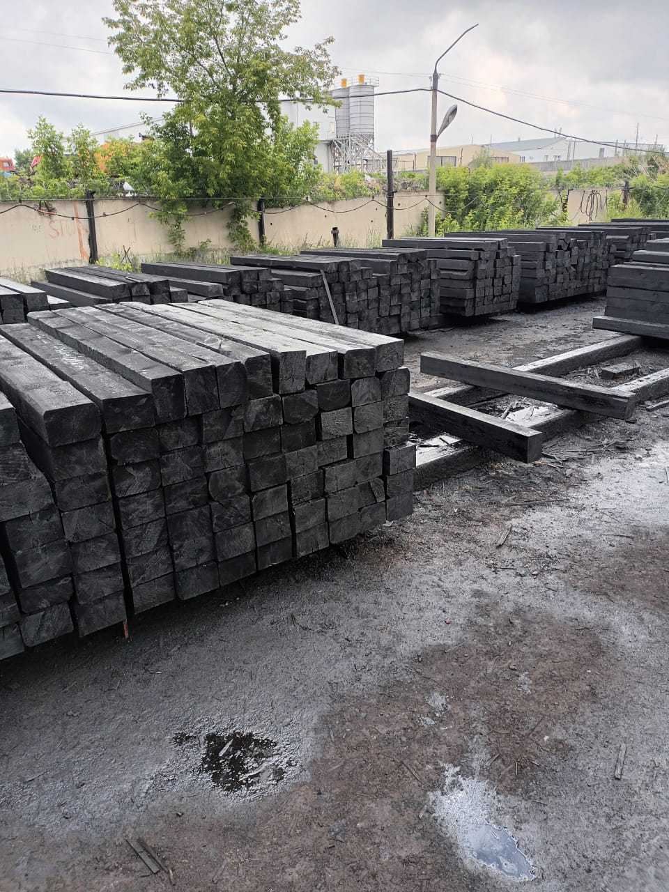 Продам пропитанные деревянные шпалы и брусья (новые), Барнаульский шпалопропиточный завод